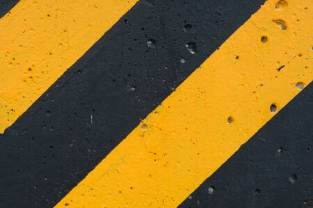 warning striped rectangular background, yellow and black color