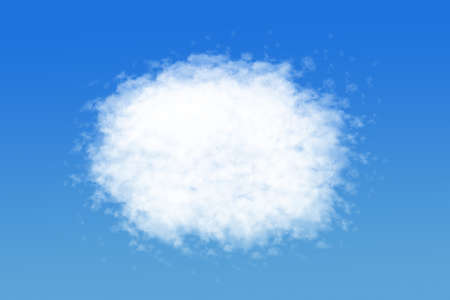 abstract cloud on blue backgroundの写真素材