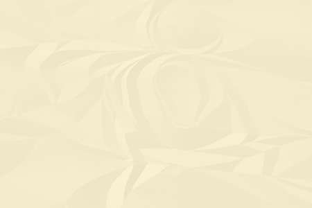 crumpled yellow paper background close upの写真素材