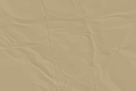 crumpled brown paper background close upの写真素材