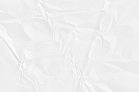 crumpled white paper background close upの写真素材