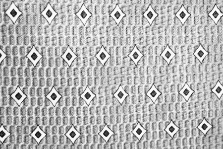 black cotton fabric textile material close upの写真素材