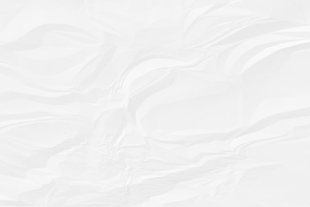 crumpled white paper background close upの写真素材