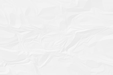 crumpled white paper background close upの写真素材