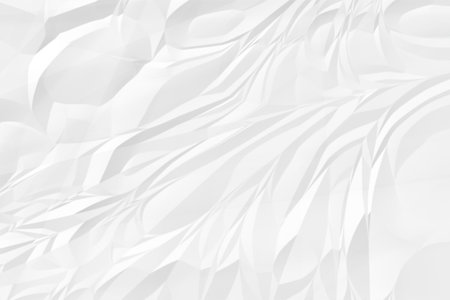 crumpled white paper background close upの写真素材