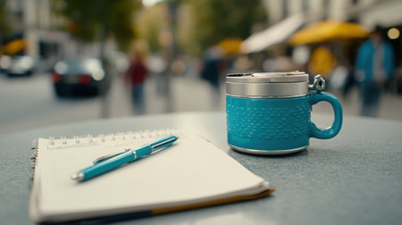 A charming outdoor cafの素材