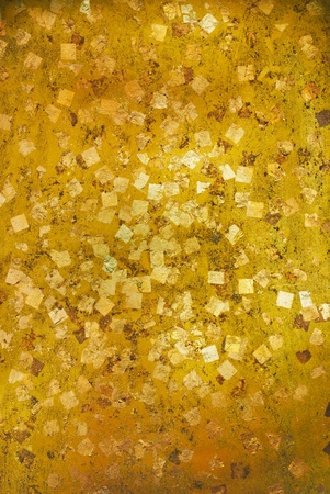 Gold Leaf ,Gold Foil textureの写真素材