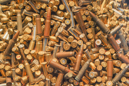 Rifle bullets background