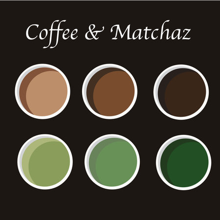 Coffee design over black background, vector illustration eps10のイラスト素材