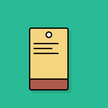 Smartphone icon, vector illustration. Flat design style. Mobile phone icon.のイラスト素材