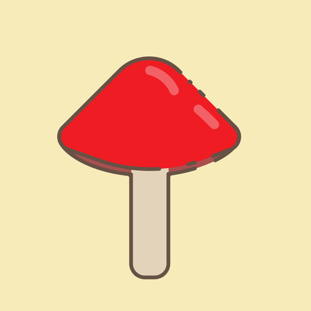 mushroom icon design, vector illustration eps10 graphic.のイラスト素材