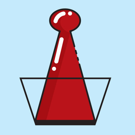 Pestle icon. Flat illustration of pestle icon for web designのイラスト素材