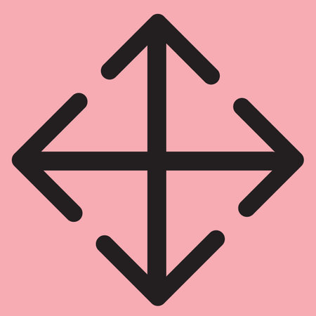 Arrow Right vector icon.のイラスト素材