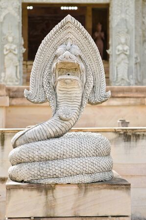 stucco ancient architecture  in hindu style at chiangrai province in thailandの写真素材