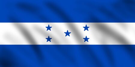 Flag of Honduras, 3d illustrationの写真素材