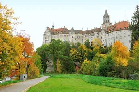 Castle in Sigmaringen, Baden Wuerttemberg, Germanyのeditorial素材