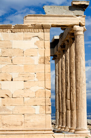 Parthenon on the Acropolis in Athens, Greeceの写真素材