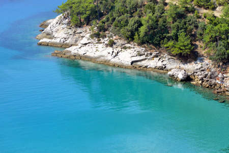 Hidden Mediterranean beach, Thassos, Greece