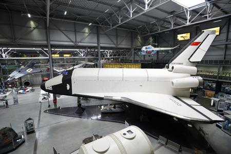 SPEYER, GERMANY - JULY 7: Soviet space shuttle Buran on display at the Technik Museum Speyer, on...