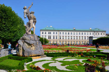 INNSBRUCK, AUSTRIA - AUGUST 1: Innsbruck city street view, on August 1.2019. in Innsbruck, Austriaのeditorial素材