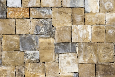 Closeup of a stone wall