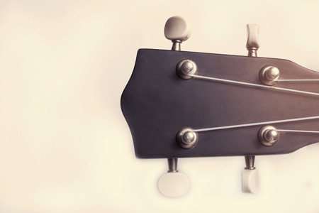 Headstock of akulel with vintage colorの写真素材