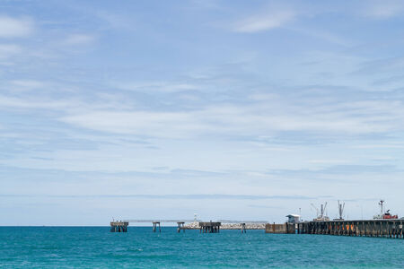 Pier of Thailand.の写真素材