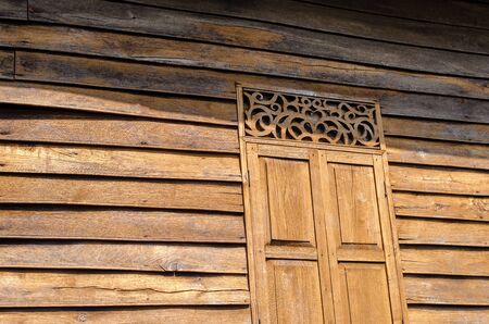 Stencil frame of the window is beautiful.の写真素材