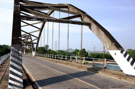 Arch bridge conveys the era.の写真素材