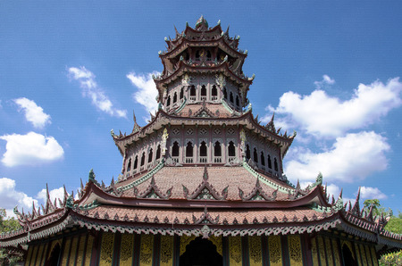 The building was built by Chinese architecture is beautiful.の写真素材