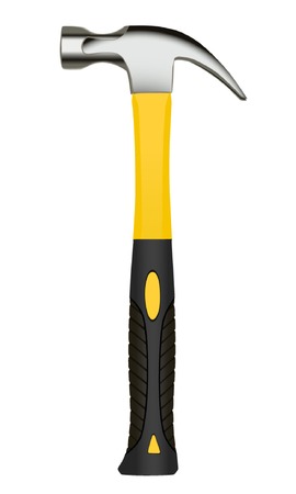 Hammer  Industrial work tool  Realistic illustration のイラスト素材