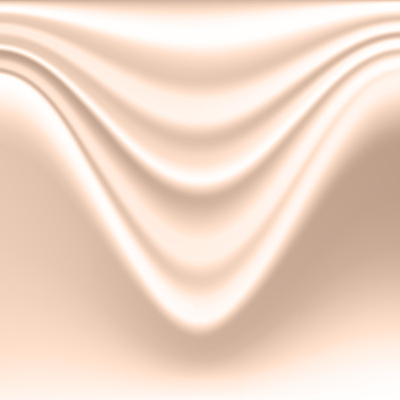 Abstract wavy silk background in cream colorのイラスト素材