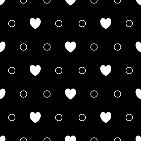 Seamless hearts pattern. Design element for wallpapers, web site background, baby shower or wedding invitation, birthday or Valentines Day card, scrapbooking, fabric print etc.のイラスト素材