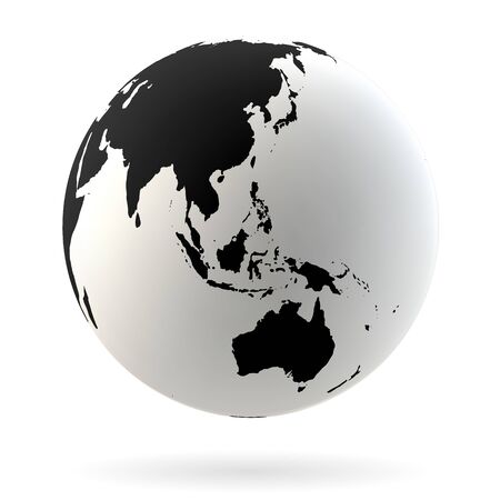 Earth globe symbolのイラスト素材
