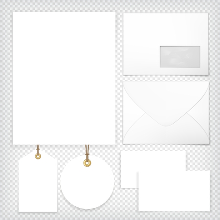 Corporate identity mockup setのイラスト素材