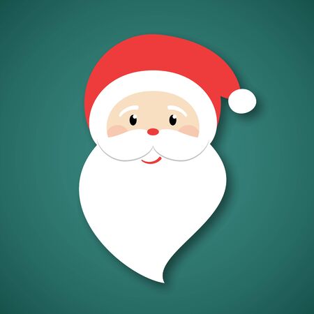 Santa Claus cardのイラスト素材