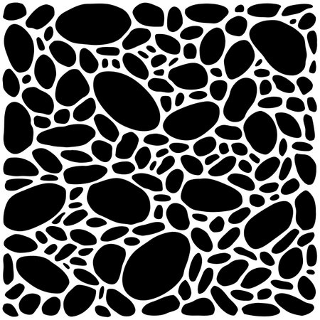 Abstract doodle background with round bubbleのイラスト素材