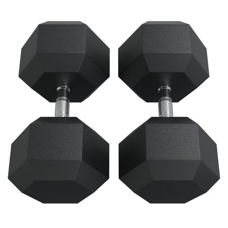 Blank Two Hex Dumbbells, weightlifting gymの写真素材