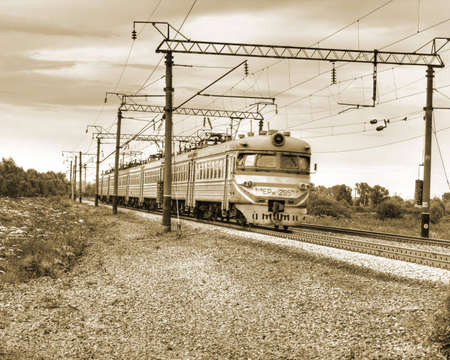 Diesel electric locomotiveの写真素材