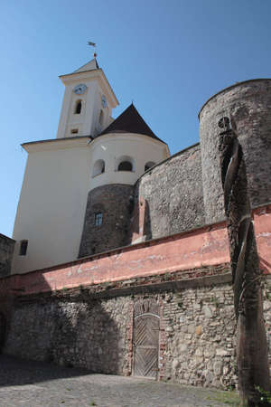 Palanok castle in Mukachevoの写真素材