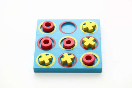 tic-tac-toe isolated on white background