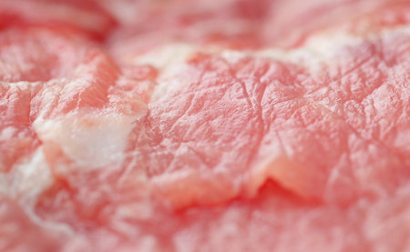 Pictured meat. Pork close-upの写真素材