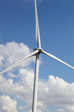  windmill on the background of blue sky