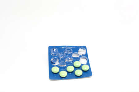 packing green pills