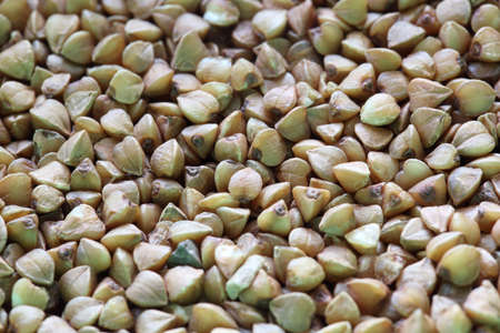 buckwheat on the photo. Closeupの写真素材