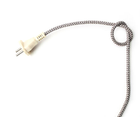 cable and plug for electricalの写真素材