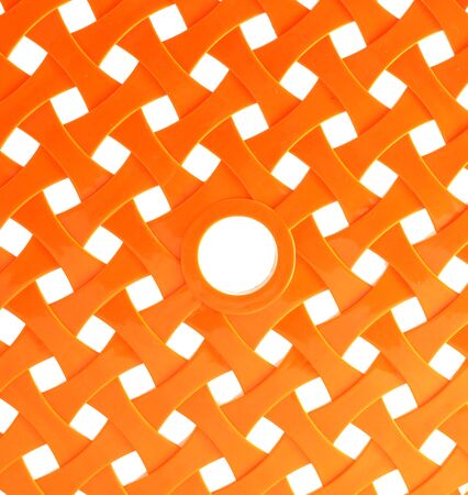 orange plastic meshの写真素材