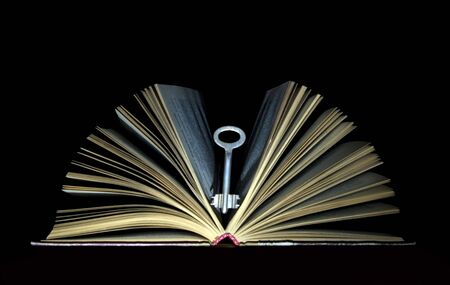 Key to knowledge it is booksの写真素材