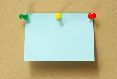  paper on wooden backgroundの写真素材