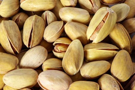background from the fried pistachios